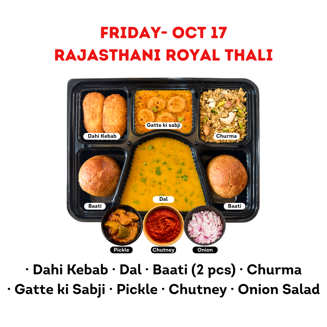 Diwali Week Special Thali (Oct 14 - Oct 20)