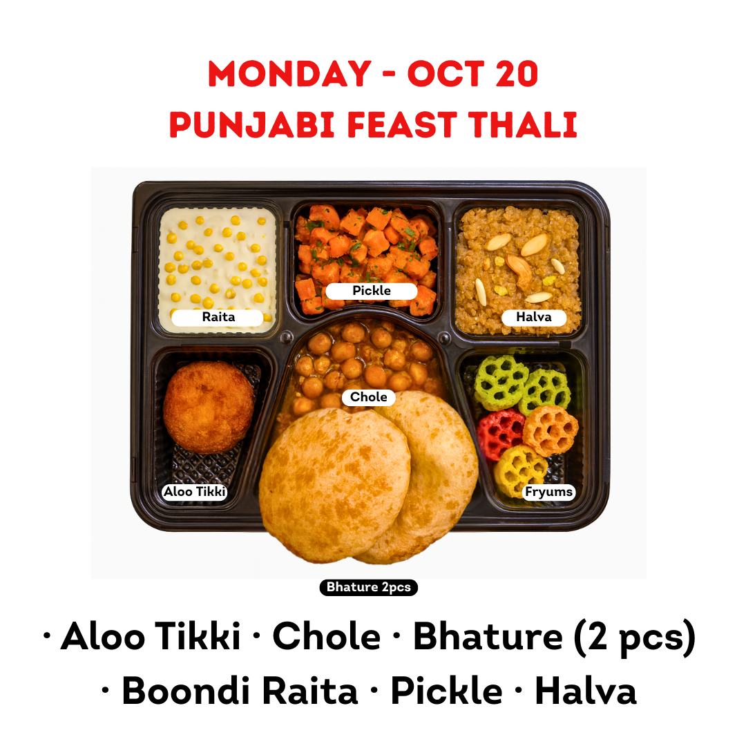 Diwali Week Special Thali (Oct 14 - Oct 20)