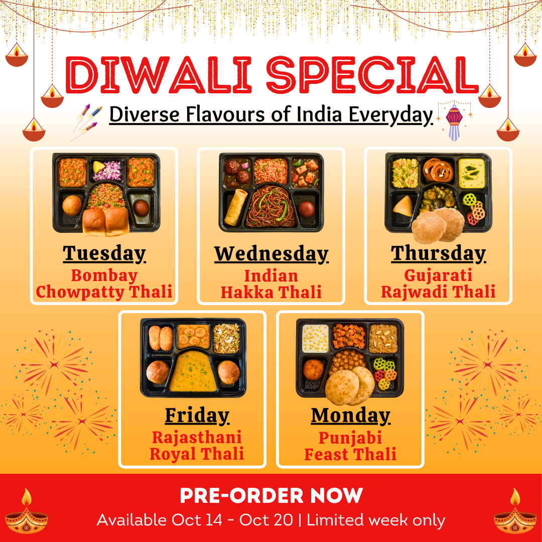 Diwali Week Special Thali (Oct 14 - Oct 20)