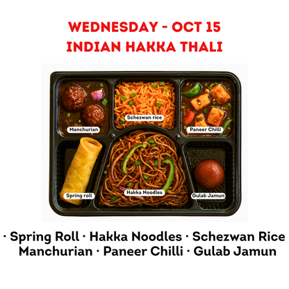 Diwali Week Special Thali (Oct 14 - Oct 20)