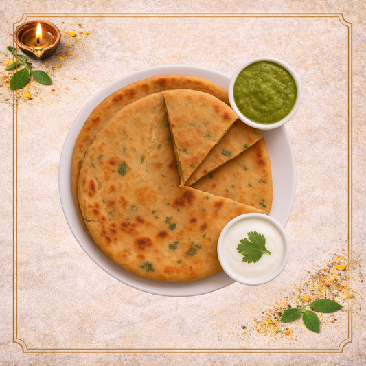 Aloo Paratha (Vrat/Farali)