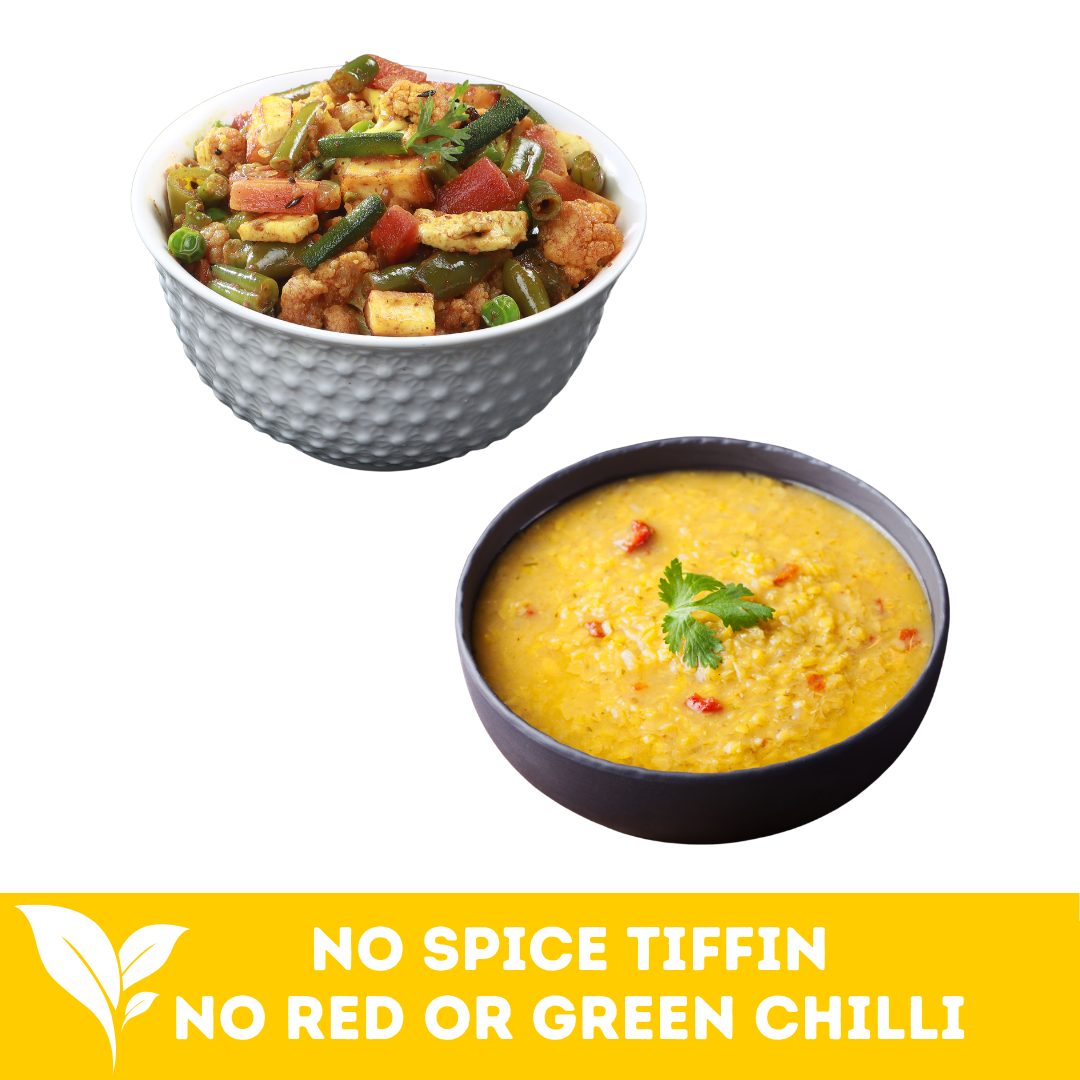 No Spice - Only Curry Dal + Sabji (12oz)